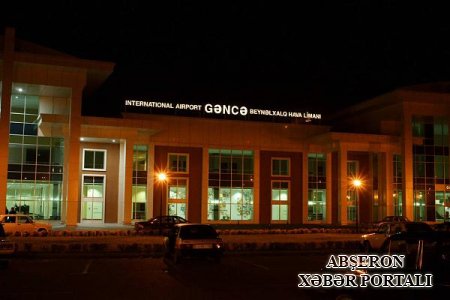 Gəncə Beynəlxalq Hava limanına bomba qoyulması barədə məlumat daxil olub