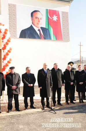 Abşeron Rayon İcra Hakimiyyətinin daxili imkanları hesabına inşa edilmiş Qobu Mədəniyyət evi istifadəyə verilib