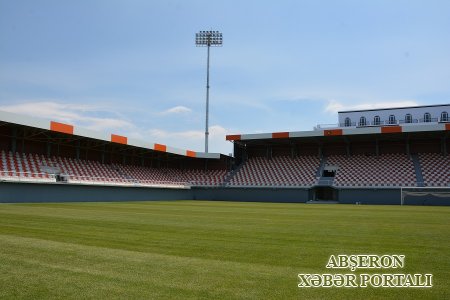 Respublikanın 3-cü ən böyük stadionu Abşeron rayonunda tikilib