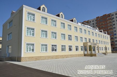 Abşeron rayonunda yeni dərs ilinin başlanması ilə əlaqədar olaraq yeni məktəbin açılışı olub