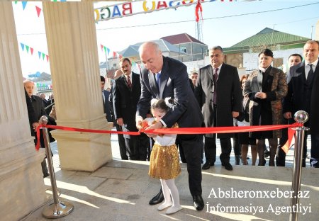 Məmmədli kəndində  yeni inşa edilən körpələr evi-uşaq bağçasının açılışı oldu