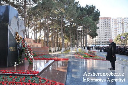 20 Yanvar faciəsi Abşeron rayonunda da anıldı (Foto,Video)