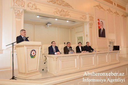 Abşeron Rayon İcra Hakimiyyəti başçısı yanında Şura iclası keçirilib