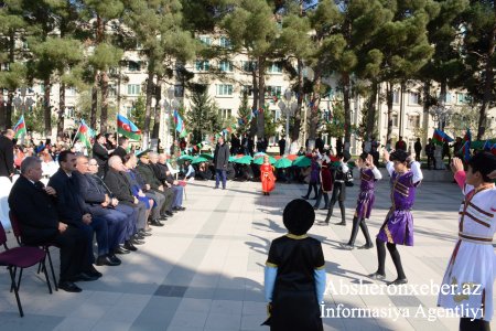 Abşeronda "Bayraq Günü" münasibəti ilə təntənəli bayram-FOTOLAR