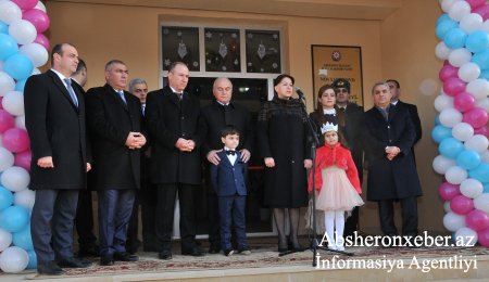 Novxanı kəndində yeni inşa edilmiş 28 saylı uşaq bağçası-körpələr evinin açılışı olub