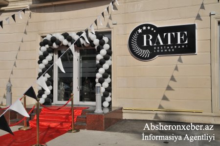 Xırdalanda  “RATE” restoranı açıldı
