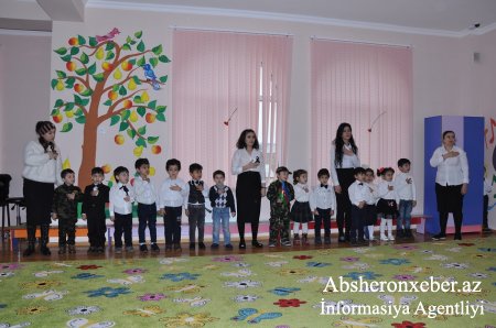 20 yanvar faciəsi Abşerondaki körpələr evi-uşaq bağçalarında müxtəlif tədbirlərlə qeyd olunur.