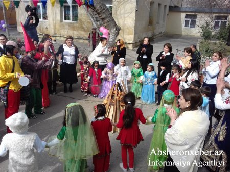 Xırdalanda uşaq bağçasında maraqlı Novruz şənliyi – Video