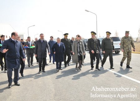 Abşeron rayonunda yerləşən “N” saylı hərbi hissədə Novruz şənliyi təşkil edilib
