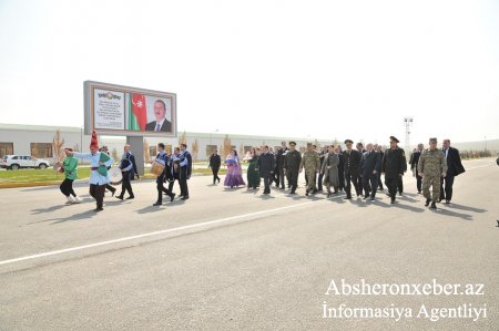 Abşeron rayonunda yerləşən “N” saylı hərbi hissədə Novruz şənliyi təşkil edilib