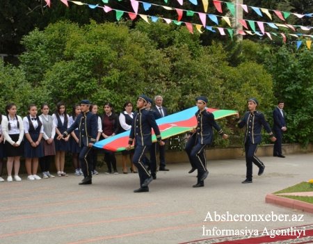 Abşeron rayonu Novxanı  kənd 1 nömrəli tam orta məktəbin 80 illik yubleyi qeyd olunub