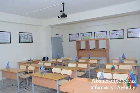 Yeni tikilən Masazır 5 nömrəli məktəbin möhtəşəm görüntüsü - FOTOLAR