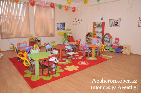 Abşeronda  29 saylı körpələr evi-uşaq bağçasının açılışı olub - FOTO