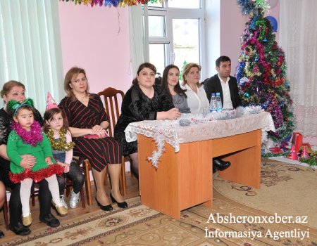 Abşerondakı uşaq bağçalarında Yeni il şənlikləri davam edir