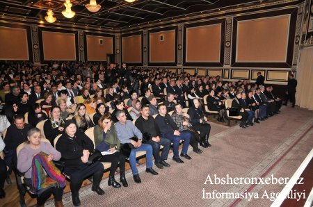 Abşeron rayonunda Xocalı soyqırımının 26-cı ildönümünə həsr olunan anım tədbiri keçirilib