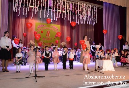 DTV-Abşeronda uşaqların iştirakı ilə 8 Mart Beynəlxalq Qadınlar Günü qeyd olundu