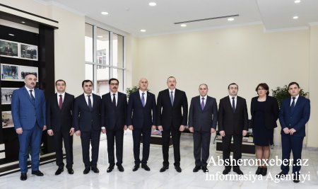 Prezident İlham Əliyev Bakı Şəhər Statistika İdarəsinin yeni inzibati binasının açılışında iştirak edib