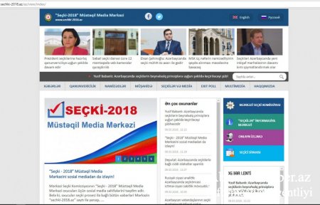 Seçki-2018 Müstəqil Media Mərkəzinin fəaliyyətini sosial mediadan da izləmək mümkündür
