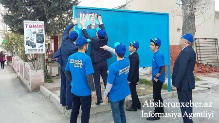 YAP Abşeron rayon təşkilatı təbliğat-təşviqat kampaniyasına uğurla start verib