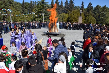 Naftalanda istirahət edən 350 xarici turist ilk dəfə olaraq Novruz bayramını qeyd edib.