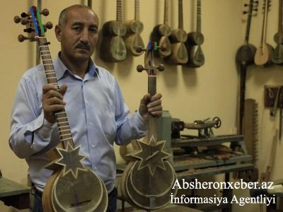 Azərbaycanlı musiqiçi ay-ulduz formasında alət ixtira etdi