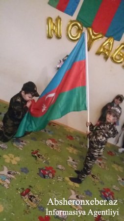 Məmmədli bağçasında Dövlət bayrağı günü ilə əlaqədar bayram tədbiri keçirilib 