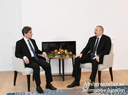 Prezident İlham Əliyev “Suez Group”un beynəlxalq inkişaf üzrə icraçı vitse-prezidenti ilə görüşüb