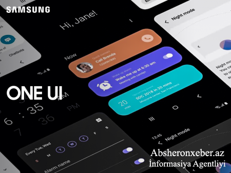 Samsung-dan yeni təkmilləşdirilmiş istifadəçi interfeysi - One UI