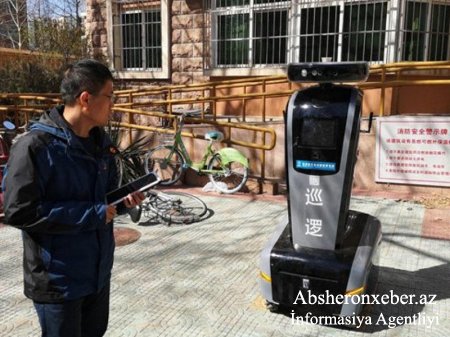 Çində robot keşikçi sınaqdan keçirilir