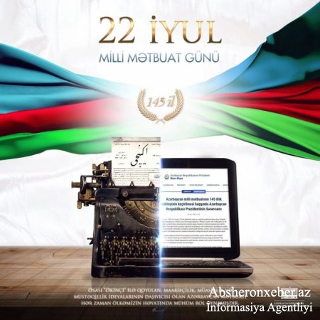 Prezident İlham Əliyev rəsmi “Facebook” səhifəsində Milli Mətbuat Günü münasibətilə paylaşım edib
