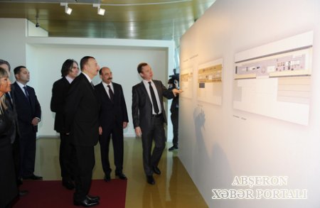 Azərbaycan Prezidenti İlham Əliyev Xalça Muzeyinin yeni binasında sərgilərin tərtibatının təşkili ilə tanış olmuşdur