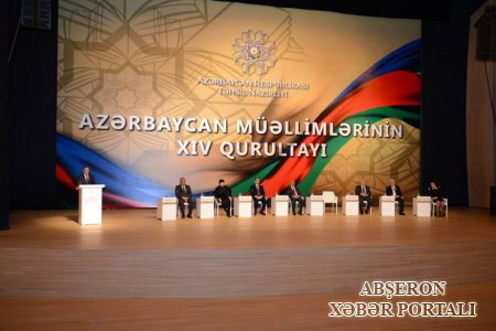 Azərbaycan müəllimlərinin XIV Qurultayı keçirildi