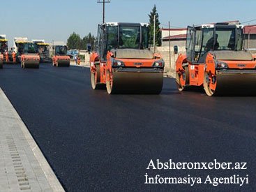 Xırdalanda yeni asfalt örtüyü çəkilir