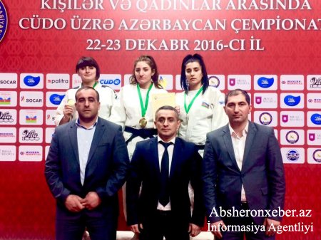 Abşeronlu Cüdoçu Günel Həsənova Azərbaycan çempionatının qalibi olub