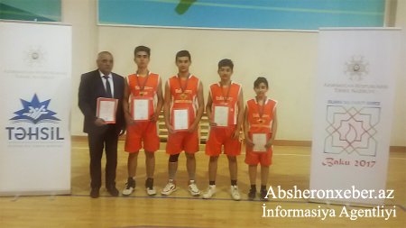  Abşeron məktəblilərindən ibarət basketbol komandası zona yarışlarında qalib gəlib