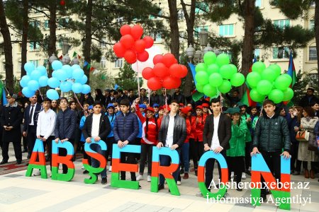 DTV - Abşeron rayonunda Dövlət Bayrağı Günü qeyd edilib