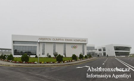 İlham Əliyev Abşeron Olimpiya İdman Kompleksinin açılışında iştirak edib