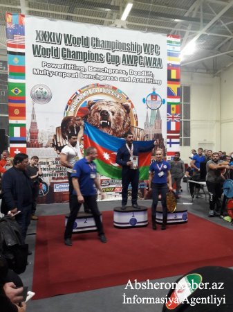 Abşeronlu "Powerlifting” üzrə dünya çempionu