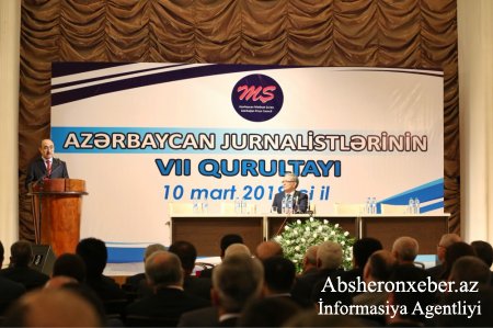 Azərbaycan jurnalistlərinin VII qurultayı işə başlayıb