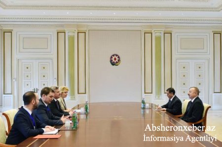 İlham Əliyev Makedoniya prezidenti ilə görüşüb