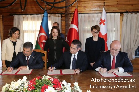 Azərbaycan, Türkiyə və Gürcüstan arasında Anlaşma Memorandumu imzalandı