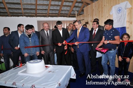 İdman TV-Abşeronun Saray qəsəbəsində yeni idman klubunun açılışı olub