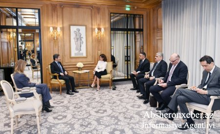 Azərbaycanın Birinci vitse-prezidenti Mehriban Əliyeva “Suez Groupe” şirkətinin beynəlxalq inkişaf üzrə icraçı vitse-prezidenti ilə görüşüb