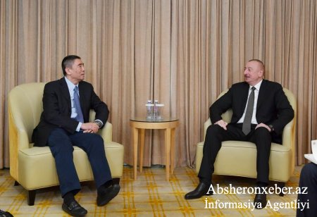 Azərbaycan Prezidenti İlham Əliyev "China Poly Group" Korporasiyasının sədri ilə görüşüb