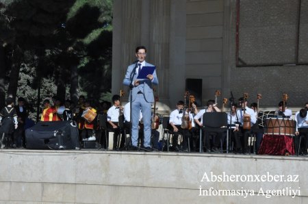 Xırdalan şəhərindəki Heydər Əliyev parkında konsert keçirildi-FOTOLAR
