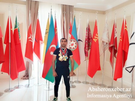 Abşeron idmançısı dünya üçüncüsü oldu