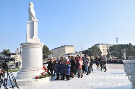 Abşeronda Ümummilli Lider Heydər Əliyevin anım günü qeyd edildi