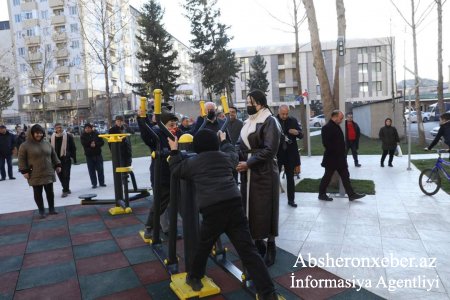 İlham Əliyevin doğum günündə Xırdalanda 3 park istifadəyə verildi