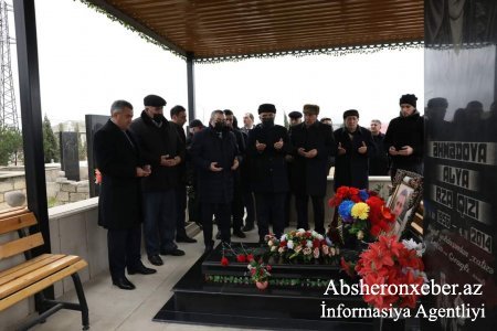 Abdin Fərzəliyev Masazır, Novxanı və Saray qəsəbələrindəki şəhidlərin məzarlarını ziyarət edib, onların ailə üzvləri ilə görüşdü