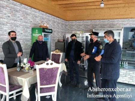 Abşeron rayonunda koronavirus pandemiyası ilə əlaqədar reyd keçirilib